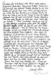 Imitat der Dürer-Handschrift, Scherzbrief von Albert von Zahn an Moriz Thausing (1871)