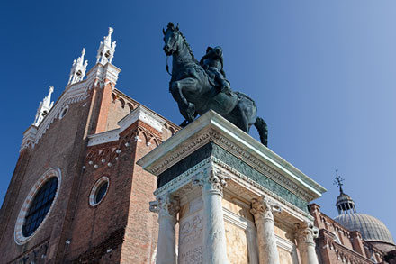 Venedig, Verrocchios Colleoni von unten