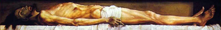 Holbein, The Body of the Dead Christ in the Tomb (Quelle: Wikimedia Commons)